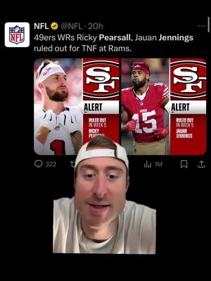 TNF Thoughts #nfl #fantasy #football #49ers #walterpicks 