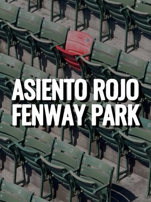 El curioso asiento rojo en Fenway Park casa de los Red Sox de Boston de la MLB . . . #redsox #boston #fenwaypark #MLB 