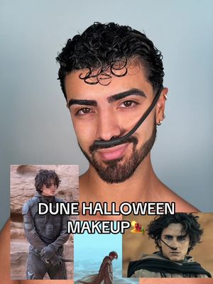 How I created my dune inspired makeup look  #dune #dunecostume #halloweencostume #costumeideas 