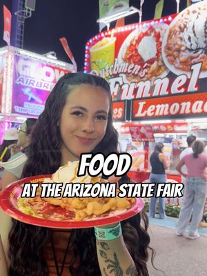 FAIR FOOD 😋😋 Everyone knows one of the best parts about going to the @arizonastatefair is the food (but can easily be a hit or miss 🤔), so let’s dig in.. 🍕 @enzospizza new-York style, very cheesy with some HOTness to it, I thought it was decent  🍹 Michelaguas, I’M CRAZY about their agua Frescas they’re so good, strawberries & cream is my fave 🍓  🍏 Dutchmen’s Funnel Cakes, actually really good better than other funnel cakes I’ve had and I tried the apple stroodle 🤤 🌭 Biggy’s, they have a lot of unique menu items, I tried this corn dog with @mikeshothoney and it had some good flavor and was pretty filling  🍫 Chocolate Strawberry Cups, the famous Dubai chocolate is always delicious but didn’t impress me too much the price wasn’t bad tho ($9)  🌽 Corn Junction got elote and it was pretty good, put my toppings on then got full because all of the food 😆  🍋 Wild Things Coffee & Lemonade got a frozen mango lemonade slushee and it was good but a bit pricey ($14)  OVERALL: if I had to pick only 3 things to recommend it would be the AGUA FRECAS, FUNNEL CAKES & BIGGY’S 😍😍 P.S. the @arizonastatefair does $5 Food Flight Fridays, Oct 3, 10, 17, 24 you get the chance to sample from great vendors 🤤 Thanks to the fair for #hosting me, I’ll definitely be back (before it’s over, October 26)  • #arizonastatefair #fairfood #azfoodie 