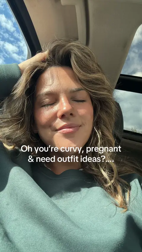 Save for inspo +  More fall outfit ideas coming soon!  #curvyfashion #2ndtrimester #bumpfriendly #outfitideas #size10 