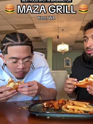 Maza Grill in Kent, WA 🍔 9/10 Rating Restaurant 🔥 #fyp #seattle #tacoma #washington #washingtoncheck @Ⓜ️🅿️ @Maza Grill 