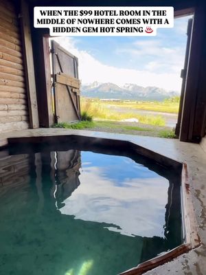 ✨One of the most magical places in 📌 IDAHO  . 🔖 Save for the next time you are craving a little Idaho getaway to a place that will blow you away! Literally like a photo out the barn down looking at the most beautiful mountains!  . ➡️ Send to a friend, family member, your favorite hot spring loving pal who’d love to check out this hidden gem hot spring right in town!  . ✅Be sure to follow McKenzie.in.motion for all your Idaho Bucket Lists, Fabulous Food Features, Unique Stays, & Adventure Getaways!  . 🤯 Can you even believe your very own wild hot spring built in a wood barn right on the river all for the small cost of $99  . 🪧 If you are looking for a sign to make some plans to go to Idaho, let this be it!  . 📌 Mountain Village Resort  . 📍 Stanley, Idaho  . ♨️They actually built 2 more private soaking pools you can reserve to have a bit more intimate soaking time in the hot spring! . 🙌🏻 Honestly, one of my personal favorite places to go soak in a hot spring! The ease of just booking and knowing when to go soak is awesome. The view from this perfectly pristine and well maintained hot spring is hard to beat!  . 💕 Truly a place that should be experienced atleast once & I highly recommend taking a couple steps down to the river for a little cold plunge between hot spring soaking! It does a body good!  . ⁉️Have you soaked in this Magical Idaho Hot Spring yet?!  . . . . . #idaho #hotsprings #unique #bucketlist #unforgettable 