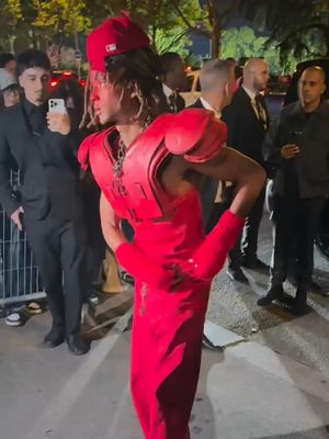 Jaden Smith arriving at tonight’s Christian Louboutin event during Paris Fashion Week. Smith was recently appointed as the first Men’s Creative Director at the brand. #tiktokfashion #parisfashionweek
