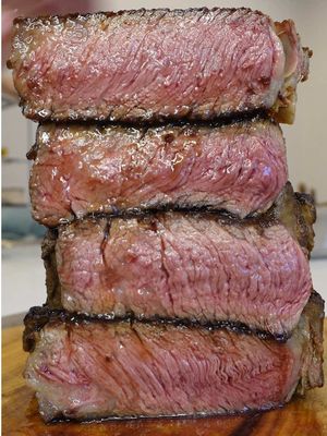 Rib Eye Steak Reveal of the Gods 🥩❤️
