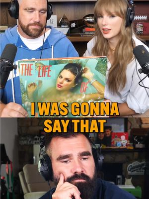We have to follow up with Jason to see if Taylor and Travis correctly predicted his new favorite song 