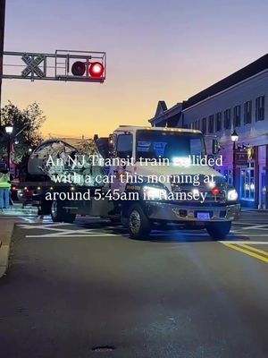 Have you heard?  An NJ Transit train struck a car at the Ramsey train station around 5:45 a.m. Friday, police said. The driver was treated for shoulder pain, and the vehicle was towed from the tracks. The crash caused delays of about 30 minutes for two southbound trains on the Main-Bergen County Line. - Follow for more #local updates  🎥 @laurendue12  #bergencounty #bergencountynj #northjerseynews #njnews   