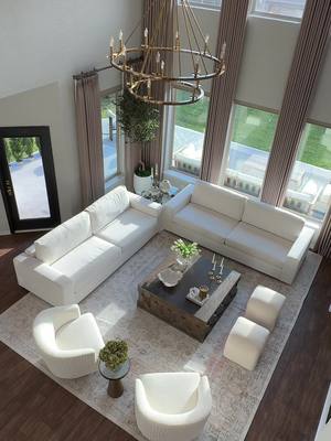 Life in the Albany Park Dreamhouse looks a little like this. Build your dream sofa, we’ll deliver right to your door.  #myalbanypark #build #sofa #albanyparkhome  🔎 Barton Sofa in Sand Perfomrance Basketweave custom crafted for @allabouthome_  🎥 @allabouthome_