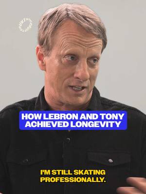@Tony Hawk will be skating till the wheels fall off. 👏 The two legends talk longevity and sustained greatness on THE MAIN THING. Watch now on our YouTube! @Indeed #tonyhawk #lebronjames 