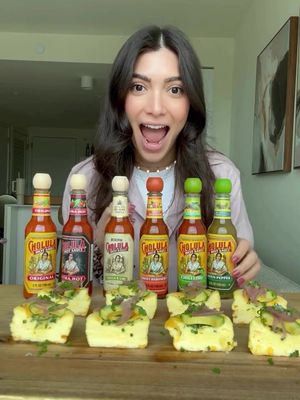 gotta taste 'em all! 🌶️shop the Cholula variety pack now to try all 8 flavors! @Toasted Table  #hotsauce #tastetest #review 