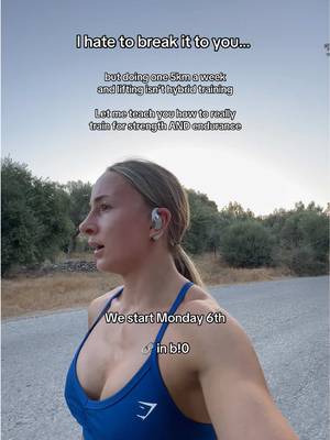 🔗 in b!0 to join my training team for a progressive hybrid training plan you’ll actually stick to 