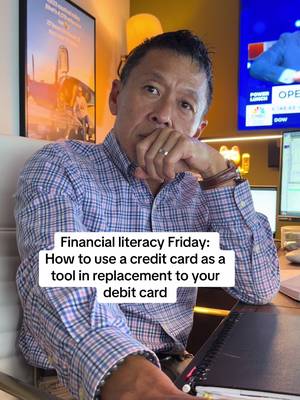 Financial literacy Friday: How to use a credit card as a tool in replacement to your debit card #TikTokLearningCampaign #financialliteracy #creditcard #moneytips #creditcardtips 
