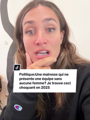 Politique municipale: est-ce normal en 2025 de présenter une équipe entièrement constituée d’hommes?  #electionmunicipale2025 #election #parite 