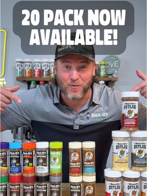 In celebration of the launch of our 20th flavor, you can now get all 20 Dan-O’s blends for less than $100! That’s only $5 a bottle!  Clean out your pantry and go all in on this Dantastic flavor, right here on the TikTok shop! #dealsforyoudays 