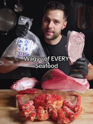 I Cooked the WAGYU of Every Seafood #wagyu 