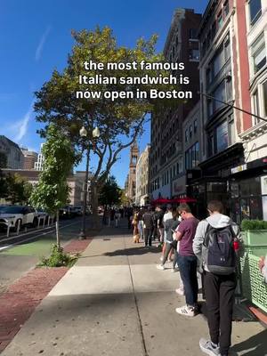 NOW OPEN! well this cured my Red Sox loss blues! is now open on Boylston Street in Back Bay! These world, famous Italian sandwiches are absolutely delicious and they are giving away 100 free sandwiches right now! The line was so worth it because the most fun crew this morning. I had the sandwich 10 years ago Florence and have been dreaming of it since so happy it’s in Boston. #makebostonhome #thingstodoinboston #allanticovinaio