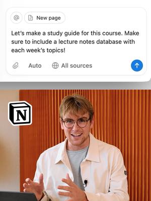 How's the semester going? 👀 Turn your syllabus into a study guide with Notion Agent