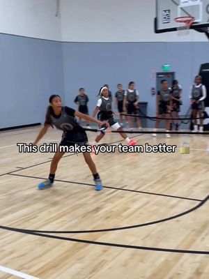 This defense drill makes your team better 😤 @DefenseOnAString #aau #basketball #madehoops #fyp 