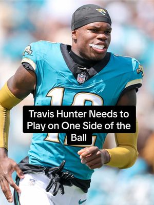 Liam Coen needs to pick a side with Travis Hunter - offense or defense? 🤔 #TravisHunter #NFL #Week5 #FantasyFootball #JacksonvilleJaguars 