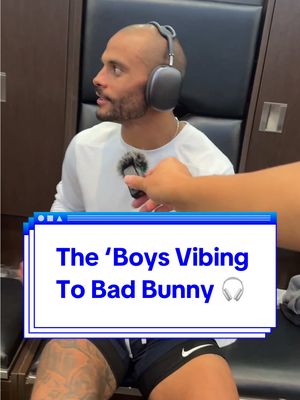 DeBÍ TiRAR MáS FOToS 📸🎶 The ‘Boys were vibing to Bad Bunny  #DallasCowboys #NFL #BadBunny #dtmf #hispanicheritagemonth 