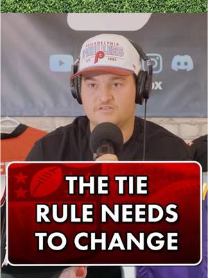 The tie rule in the NFL needs to change! #nfl #nflfootball #football 
