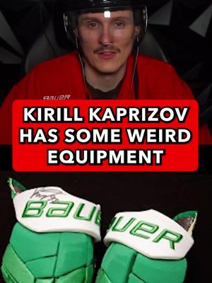 He just got paid but Kirill Kaprizov has weird equipment choices. #NHL 
