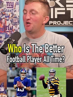 Who Is The Better Football Player All Time? Eli Manning Or Ben Roethlisberger? #fyp #nfl #bigben #elimanning