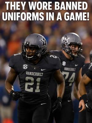 That time Vandy wore banned jerseys 😳 #cfb #CollegeFootball #football 