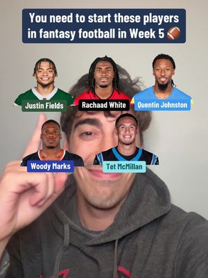 Five players set to explode this week in fantasy!! #buccaneerswalterpicks #fantasyfootball #nflfantasy 