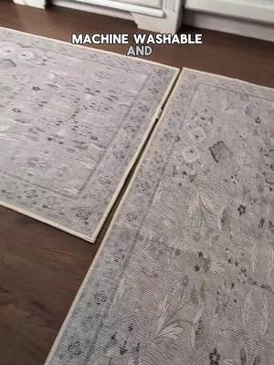 Rugs that let you be a ‘rug in the kitchen’ kind of mom. 📸 @soniawiththetwins Rug: Olivia — Ivory/Neutral #washablerug #homedecor #madefortogether