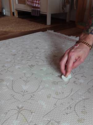 Worry less about messes. 📸 @timberandhive Play Mat: Hazel — Neutral #washablerug #homedecor #madefortogether