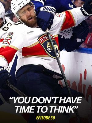 No time to think, just time to do 🏆with AJ Greer of the @Florida Panthers 