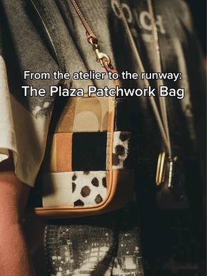 Different textures brought together beautifully for The Plaza Patchwork Bag ✨ #CoachSpring26 #CoachNY #NYFW 📸: BFA 