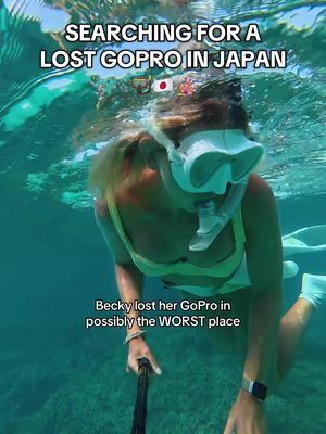 From venomous cone snails to a lost GoPro😅 Never a dull moment diving in Japan with @beckylee 🌺 !  Come back tomorrow to see when I find ANOTHER venomous sea snake! 👀🐍 #okinawa #japan #freediving #oceangirls #oceanlife 