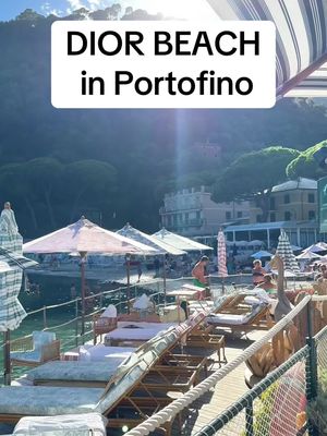 Would you go? #dior #diorbeach #portofino #portofinoitaly #paraggi #beachclub #portofinobeach #italy #travel #luxurytravel #traveltiktok #luxury 