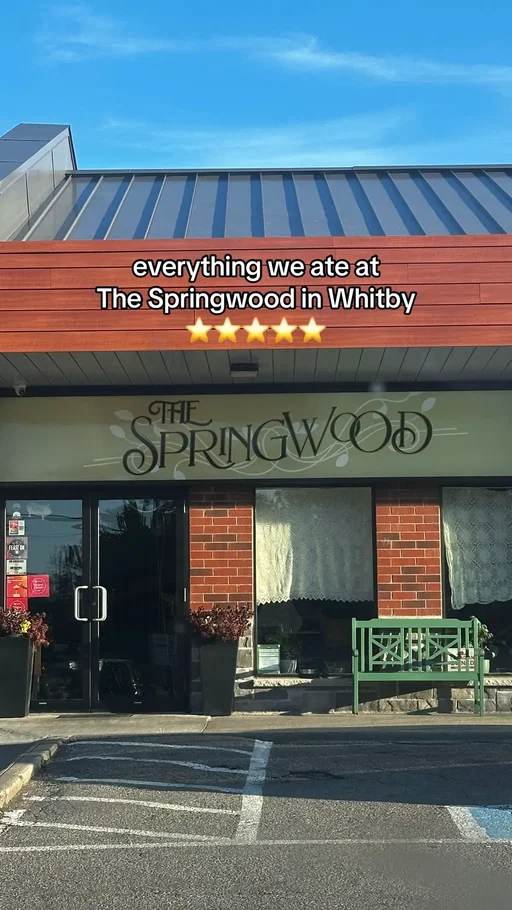 went here for Ash’s bday celebration & we’re already thinking about going back soon ♥️ #thespringwoodwhitby #thespringwood #whitbyeats #durhamregioneats #finediningrestaurant 