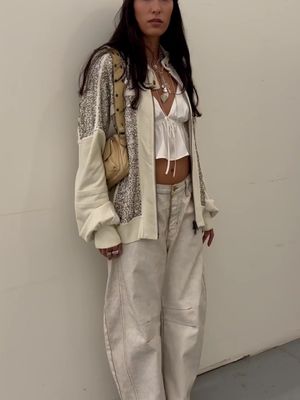 Playing dress up at home office to introduce our official Fall/Winter 2025 Trend Report. Link in bio to read more. #freepeople #fall #winter #trends #outfitideas 