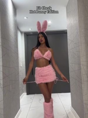 What are you guys wearing this HALLOWEEN? 👀 Because I’m showing up in: 🔎 Illegal Bunny 4 Piece Costume Set – Pink #TrickOrSlay #HalloweenReady #FashionNovaCostumes #NovaBabes