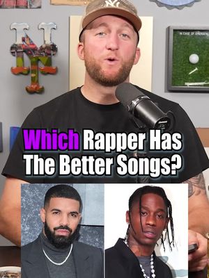 Which Rapper Has The Better Songs? #fyp #music #song #travisscott #drake 
