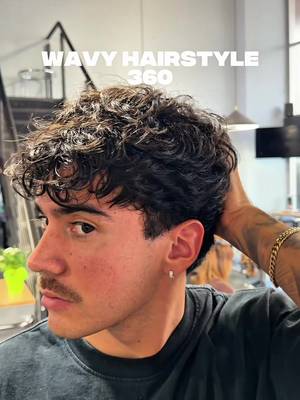 Wavy hair Inspo 👋🏽 #wavyhair #menshaircut #texturedhair #menshairstyle #curlyhair  