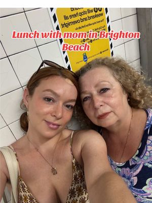 Lunch with mom at Oceanview Cafe🐟🧅 📍Oceanview Cafe: 290 Brighton Beach Ave, Brooklyn, NY 11235 #ukrainianfood #russianfood #brightonbeach #southbrooklyn