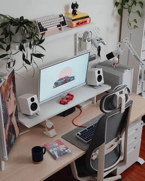 #desksetup#pcsetup #GamingSetup #homeoffice #officedecor 
