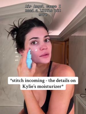#stitch with @Kylie Jenner go Kylie go! You’re doing amazing sweetie! Kylie’s moisturizer is our Air Angel Plumping Peptide Gel Cream. Air Angel: ✨ Is lightweight and hydrating ✨ Delivers moisture and visibly plumps fine lines ✨ Has a satin finish ✨ Is made with humid climates and oily skin in mind ✨ Also acts as a hydrating serum