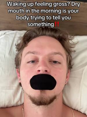 Waking up with gross morning breath isn’t just annoying. It’s your body trying to tell you something. 😶‍🌫️ Your mouth is telling a story about how you breathe at night, and ignoring it only makes things worse. Fix your airflow, fix your mornings. 🤐✨ #MouthTape #NasalBreathing #BetterSleep #OralHealth #StopSnoring    