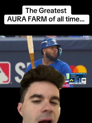 #vladimirguerrerojr w the greatest AURA FARM in #baseball history…🥶 #bluejays #yankees #MLB   