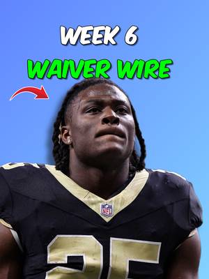 Week 6 Waiver Wire Pickups 🏆 #nfl #fantasyfootball #fantasyfootballadvice #fyp