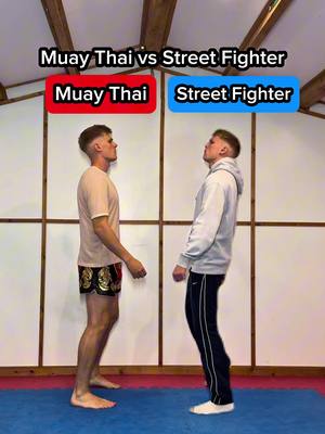 Muay Thai vs street fighter…