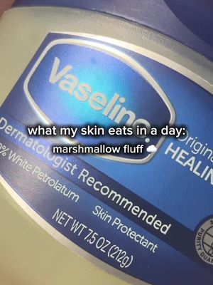 what my skin eats in a day: hydration, shine, repeat servings.  #vaseline #skin #cocoaradiant #fyp 