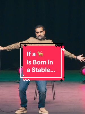 If a 🐕 is born in a stable, it doesn’t make it a 🐎 🙄  #standup #comedy #funny #ukcomedy #standupcomedy 