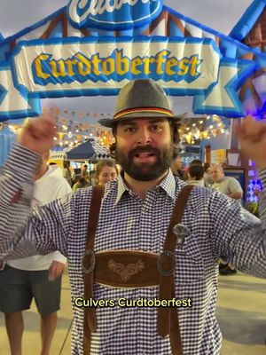 My lederhosen were fitting a little tighter after all those @Culver’s cheese curds #ad 